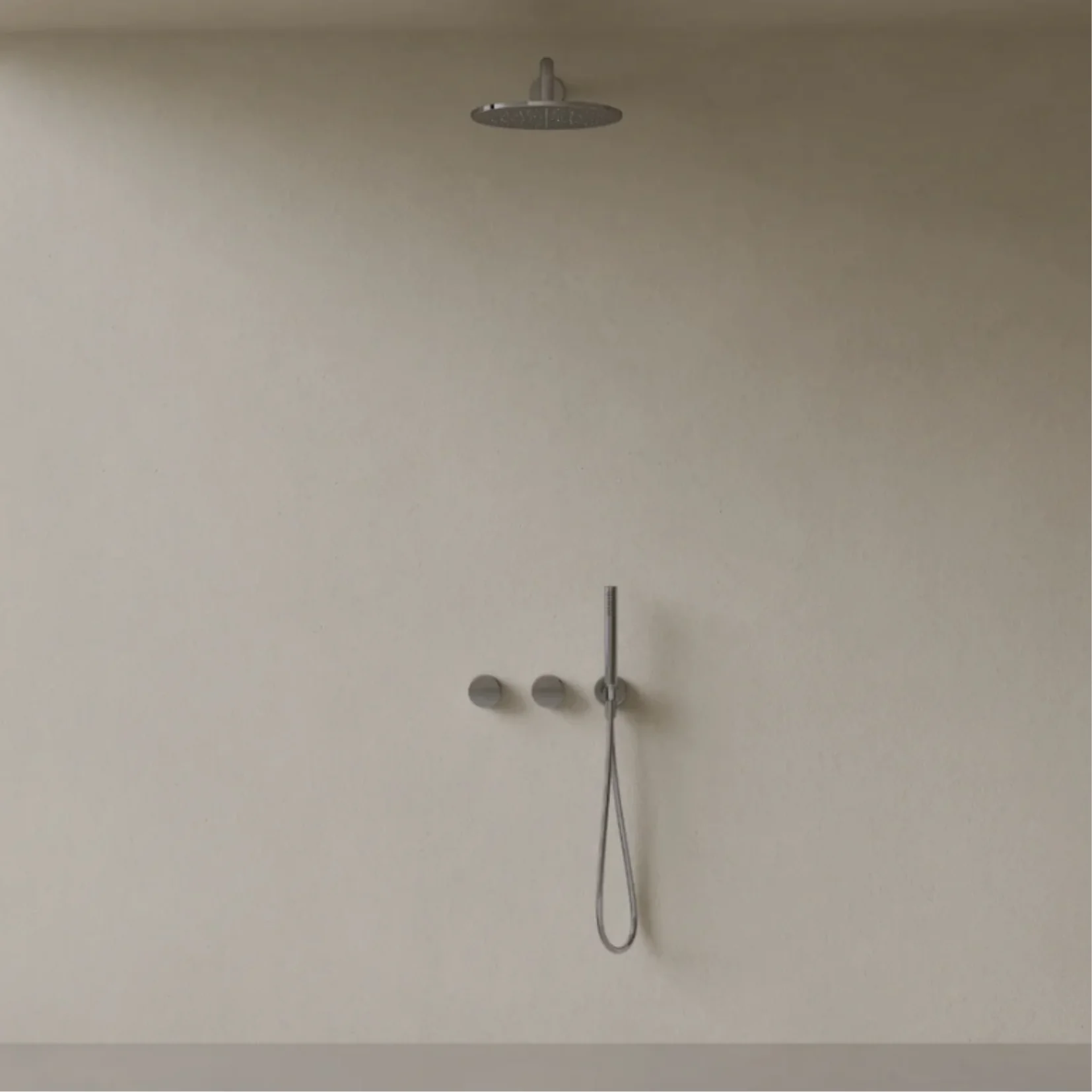 ELEMENTO BATH | THERMOSTATIC CURVED ARM RAINFALL SHOWER SYSTEM | $1,912.50 - $2,512.50 - Image 2