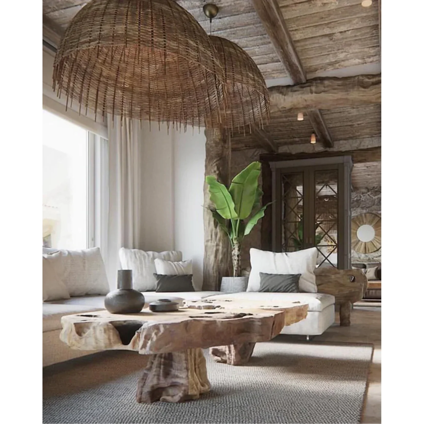 GERVASONI | LARGE CROCO SUSPENSION LAMP | $1,656.00 - Image 2