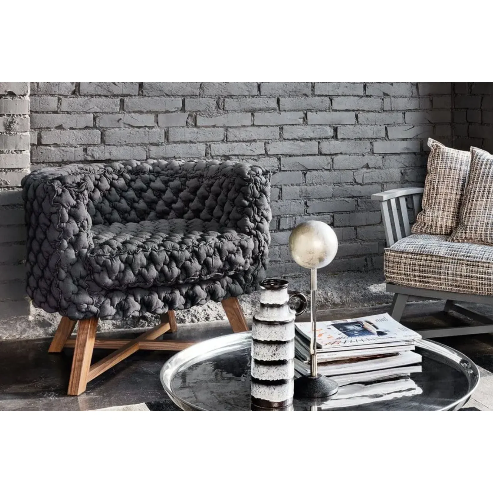 GERVASONI | GRAY 08 ARMCHAIR | $2,455.00 - Image 2