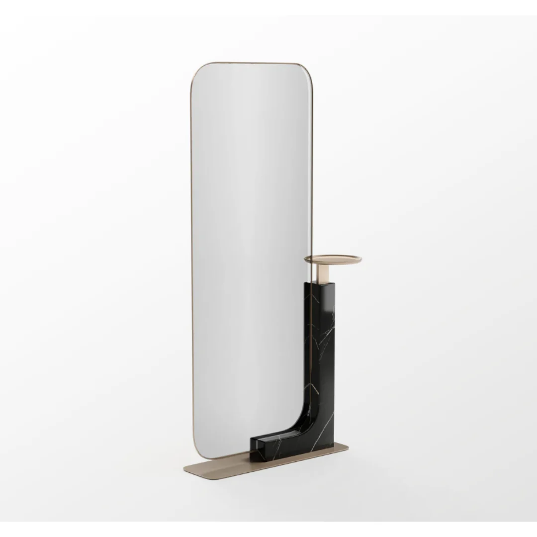 CARACOLE | OVERLAP FLOOR MIRROR DARK BASE | $7,010.00 - Image 2