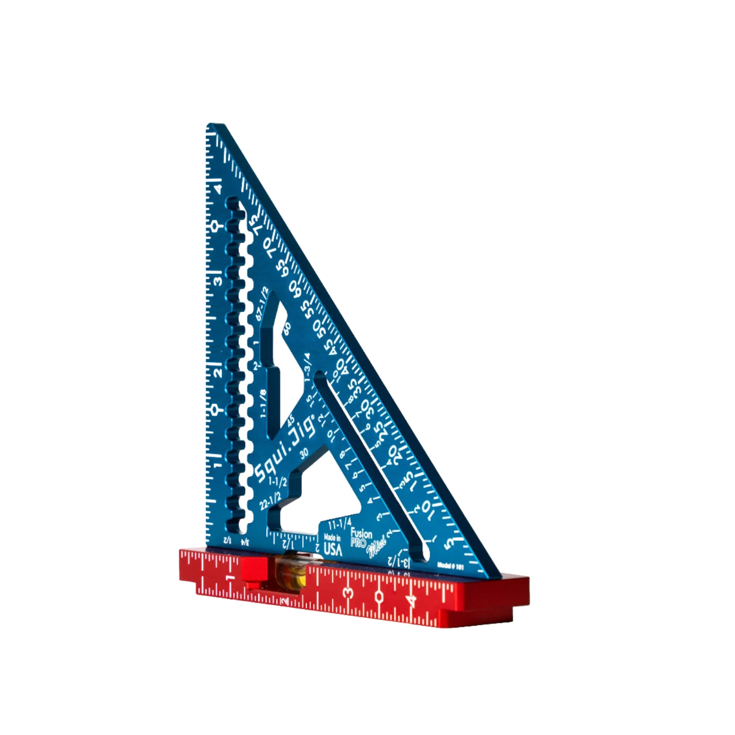 SquiJig 4.5" Mini Pro Square, Red/White/Blue - Image 2