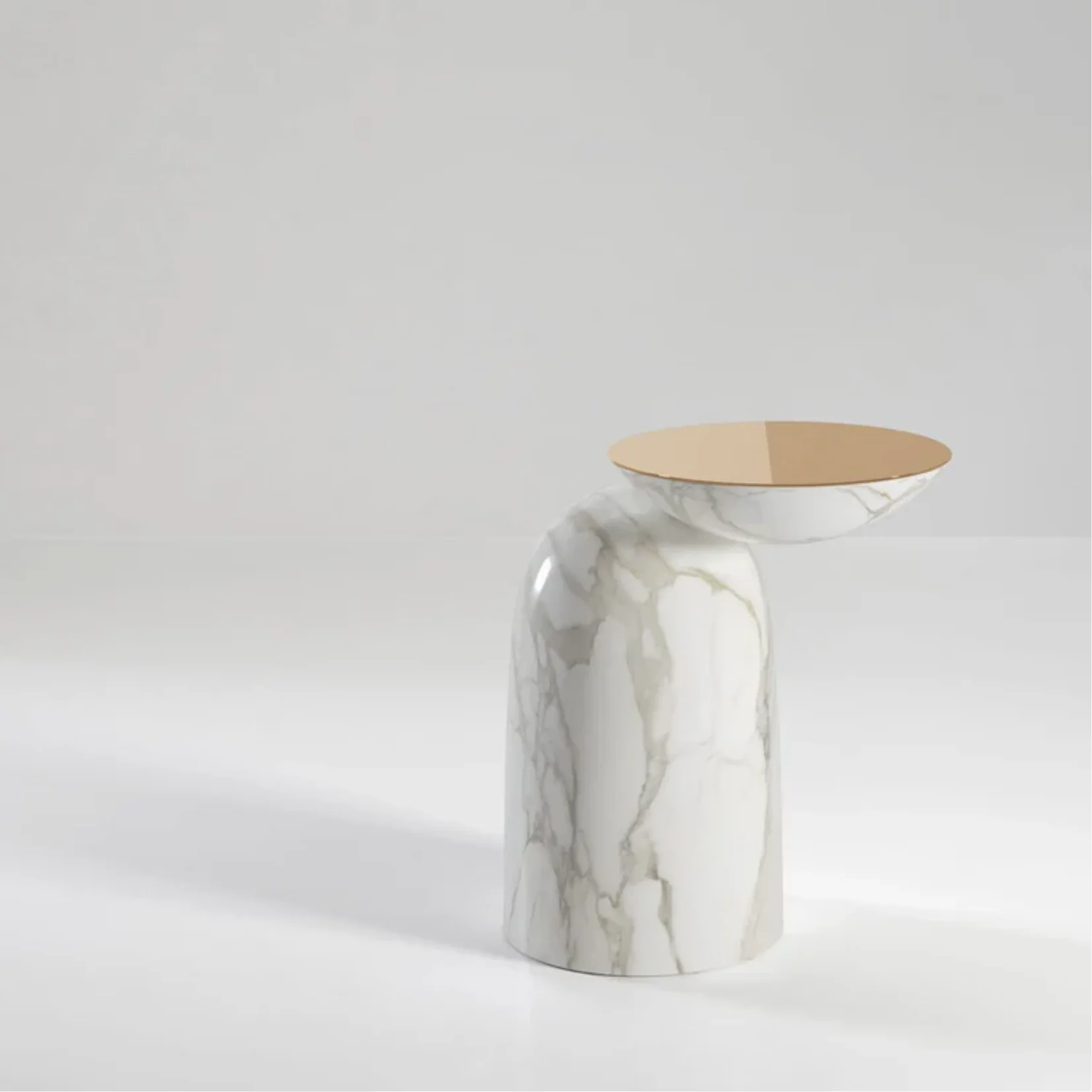 SECOLO | PINGU CALACATTA MARBLE SIDE TABLE | $8,380 - Image 2