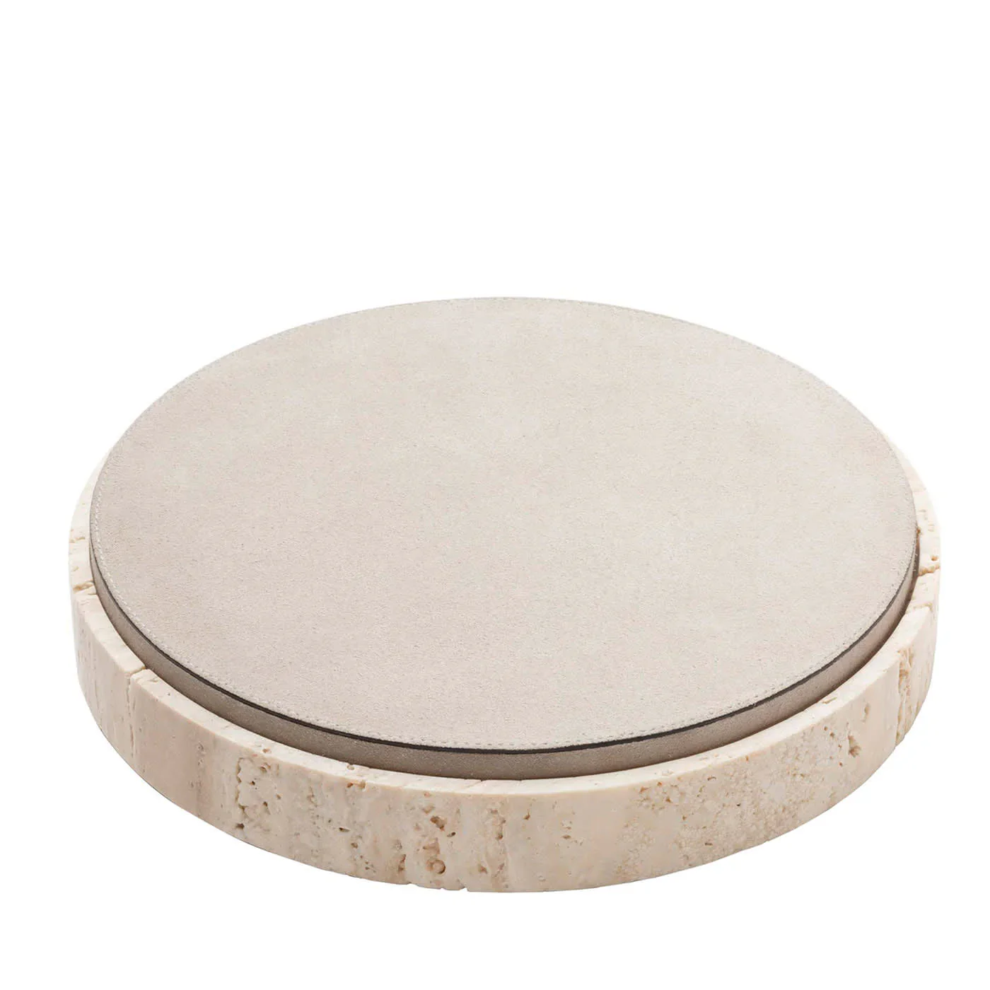 GIOBAGNARA | GIZA LEATHER & MARBLE ROUND BOX #3 | $855.00 - Image 1