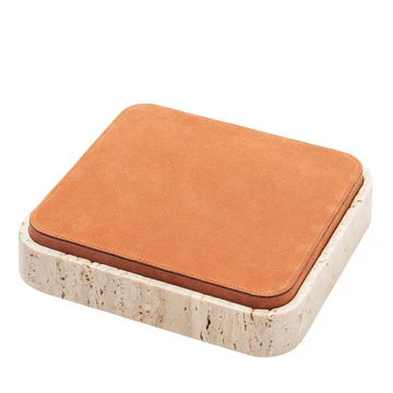 GIOBAGNARA | GIZA LEATHER & MARBLE SQUARE BOX #7 | $855.00 - Image 1
