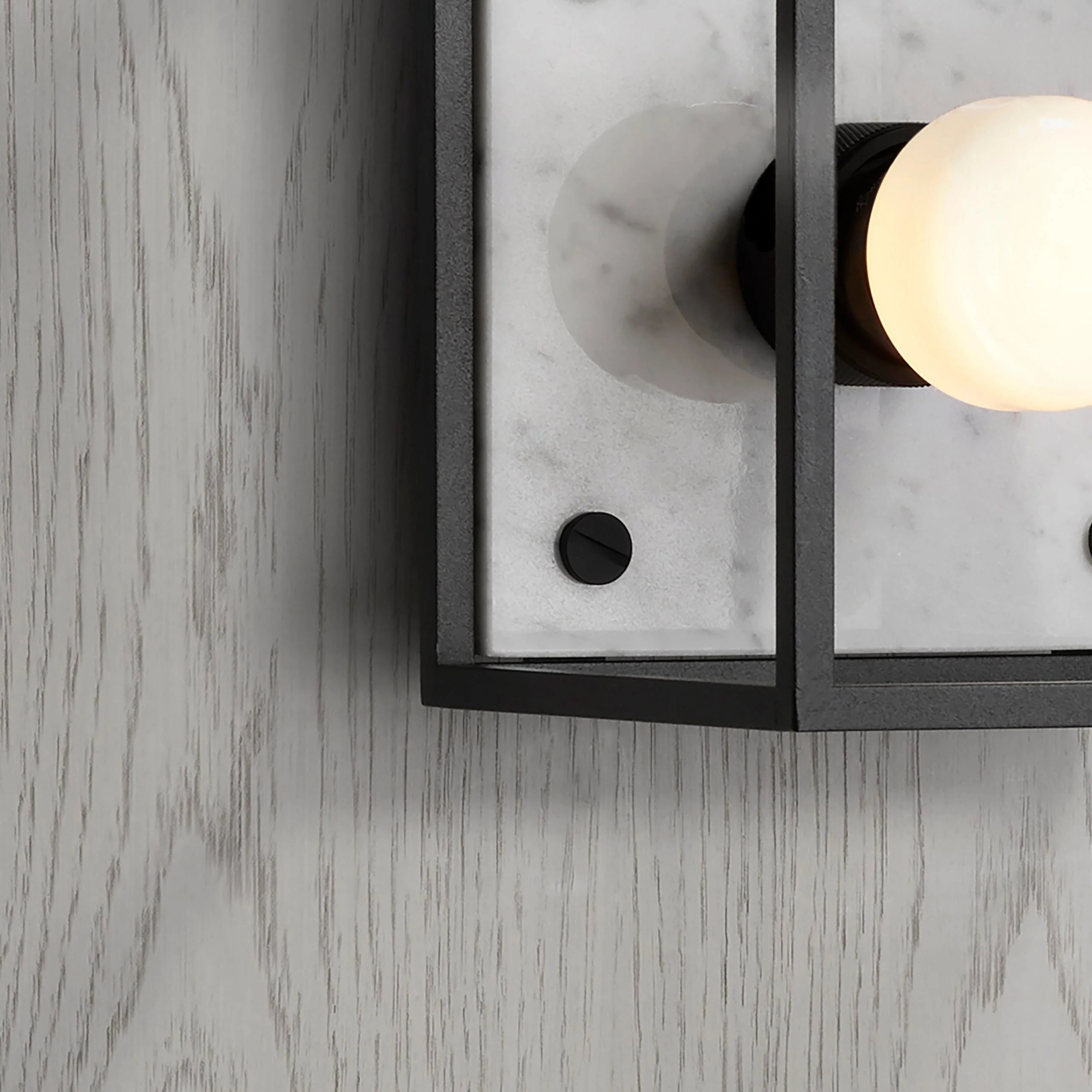 BUSTER AND PUNCH | SMALL CAGE LIGHT WHITE MARBLE - $627 - Image 2