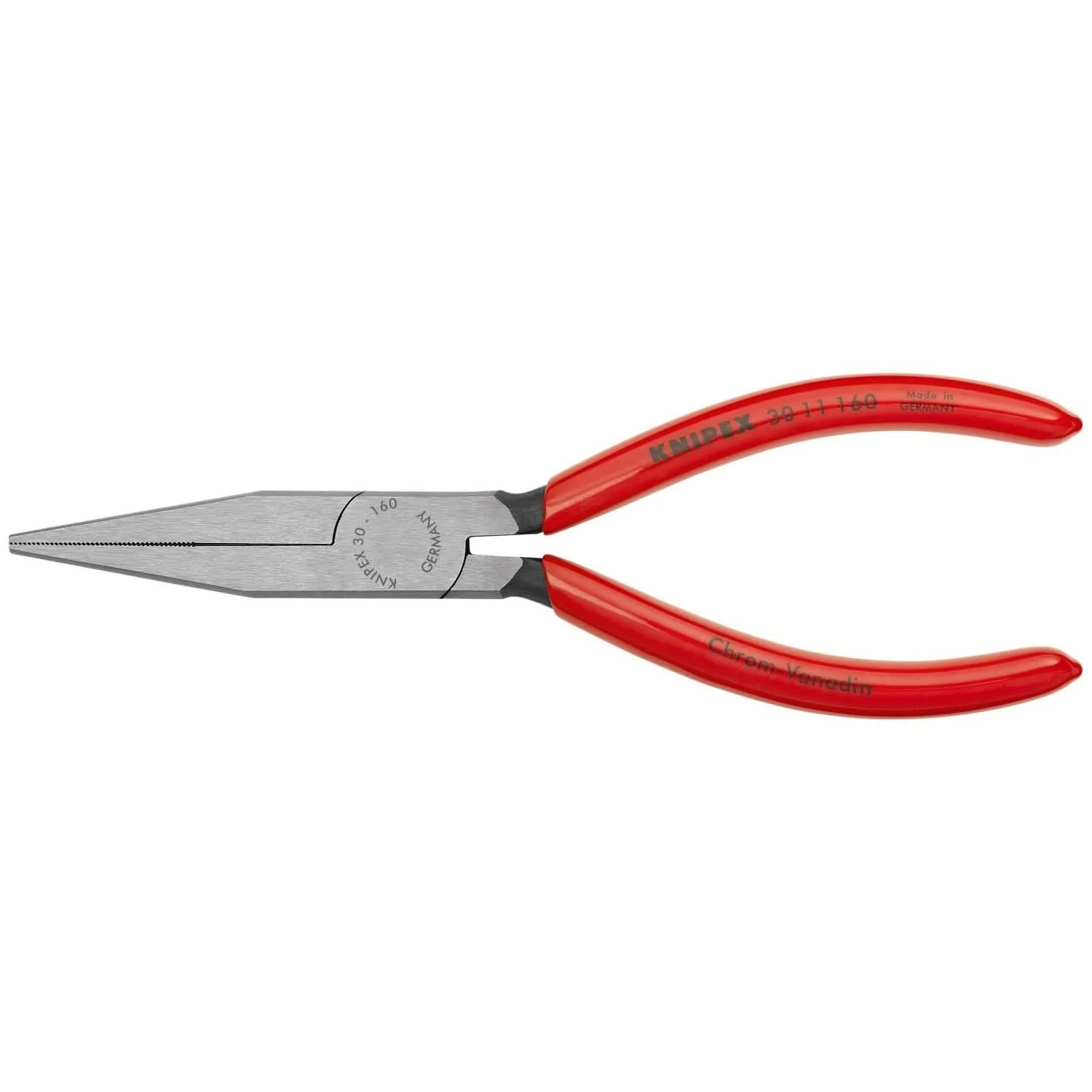 Knipex 30 11 160 Long Nose Pliers-Flat Tips - Image 1