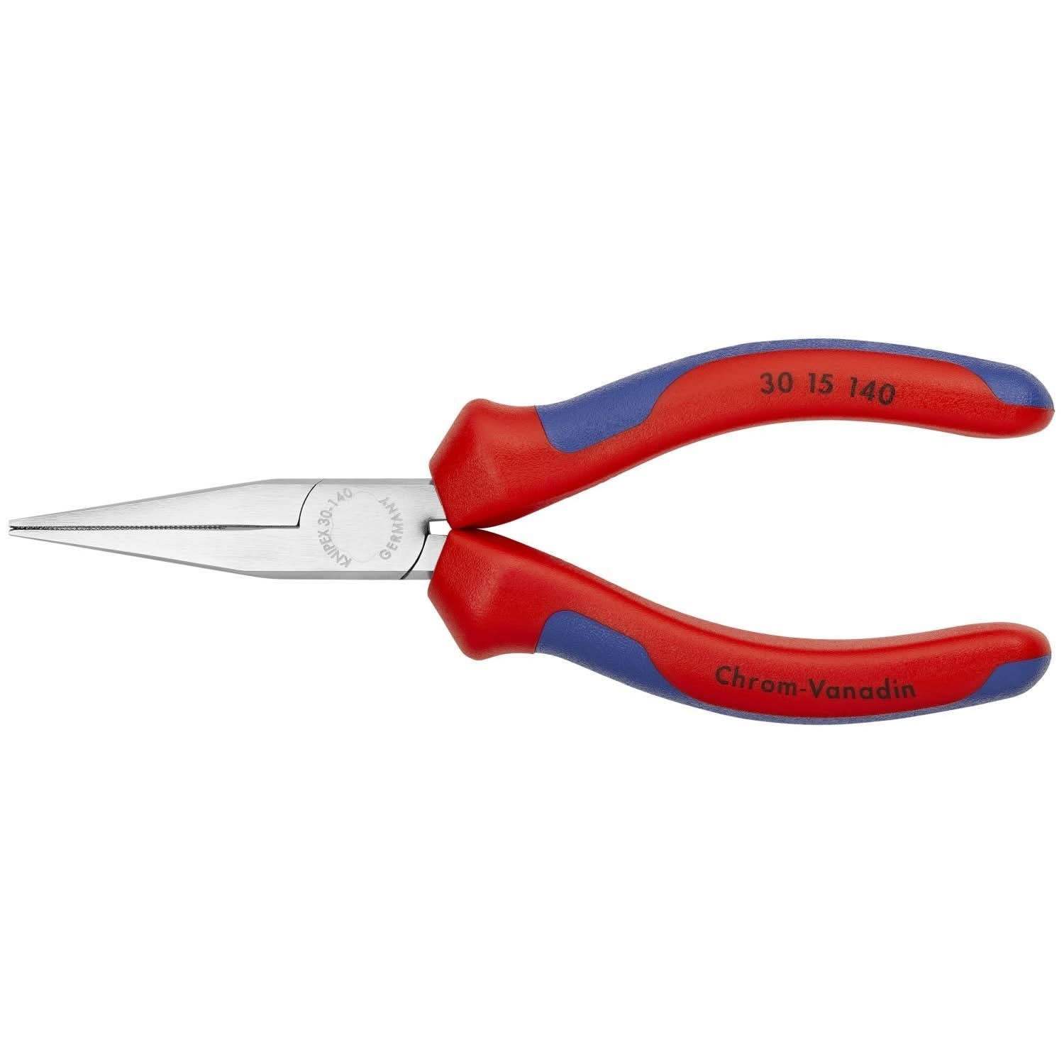 Knipex 30 15 140 Long Nose Pliers-Flat Tips - Image 1