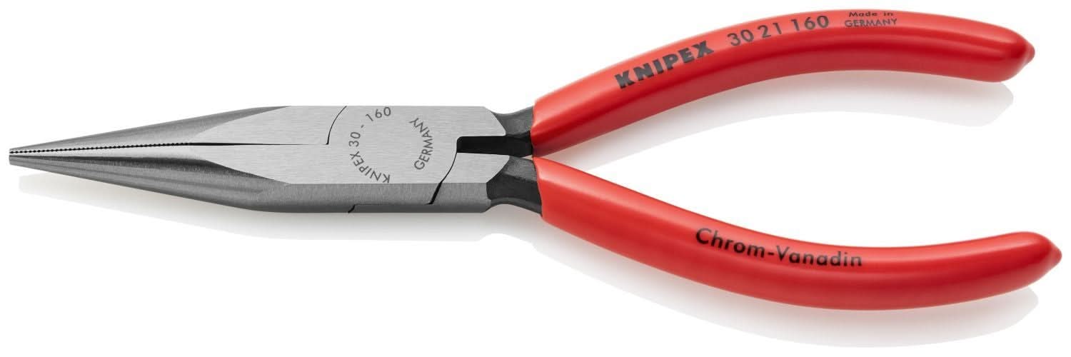 Knipex 30 21 160 Long Nose Pliers-Half Round Tips - Image 2