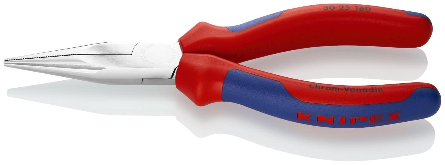 Knipex 30 25 160 Long Nose Pliers-Half Round Tips - Image 2