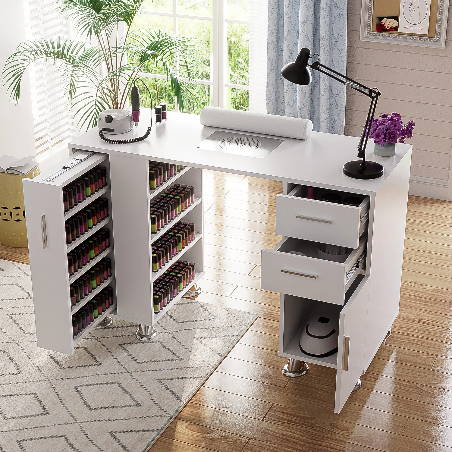 Advwin Manicure Table with Dust Collector - Image 1