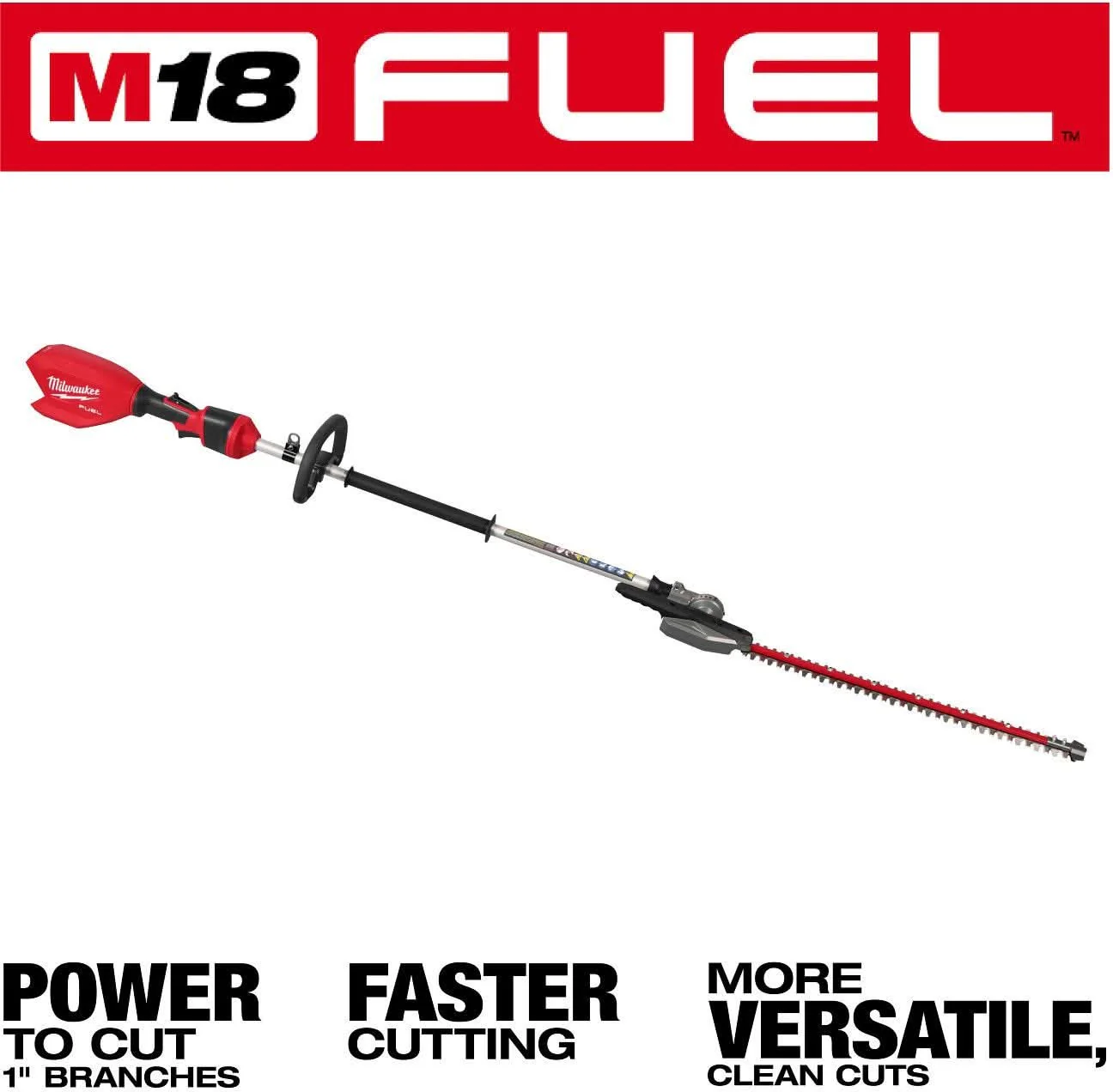 Milwaukee 3012-20 M18 FUEL Pole Articulating Hedge Trimmer, Tool Only - Image 2