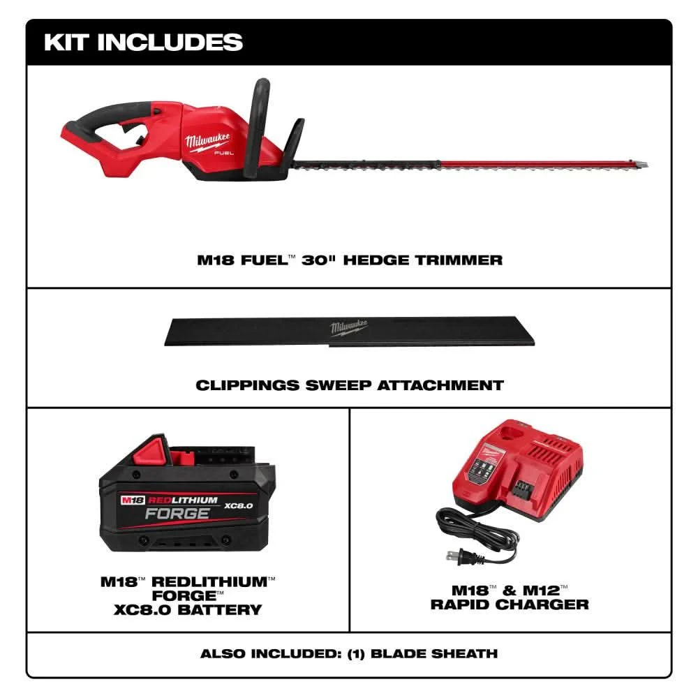 Milwaukee 3034-21 M18 FUEL 30" Hedge Trimmer Kit - Image 3
