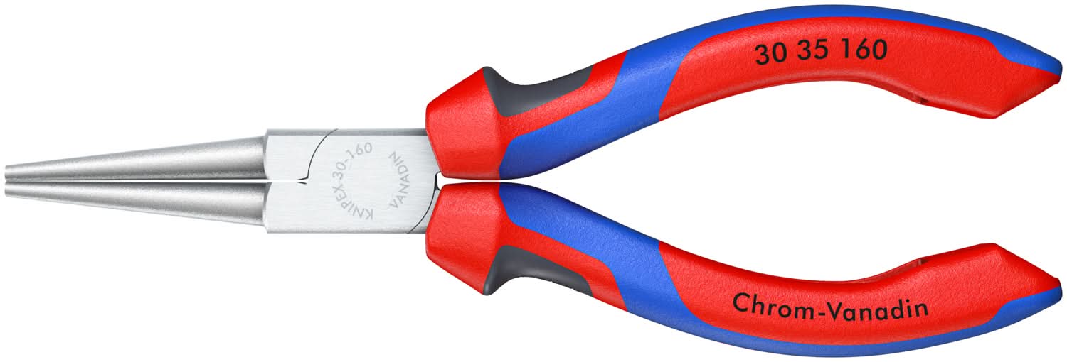 Knipex 30 35 160 Long Nose Pliers-Round Tips - Image 1