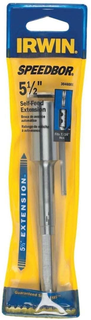 Irwin 3046001 SPEEDBOR MAX Shaft Extension 5-1/2-in. x 7/16-in. - Image 2