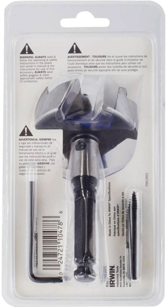 Irwin 3046013 SPEEDBOR MAX Self-Feed Wood Drill Bit 2-9/16-in. - Image 2