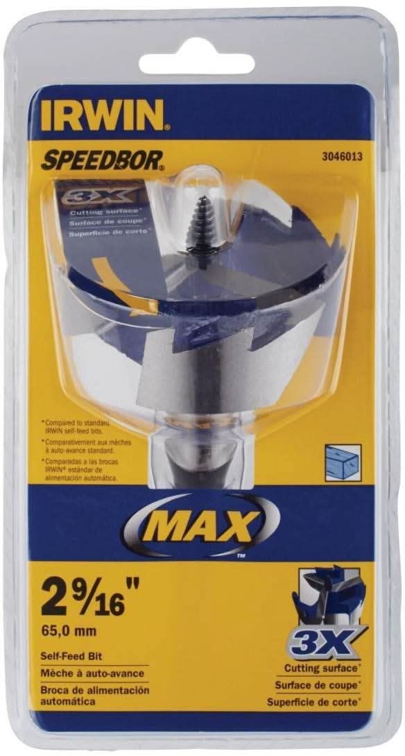 Irwin 3046013 SPEEDBOR MAX Self-Feed Wood Drill Bit 2-9/16-in. - Image 3