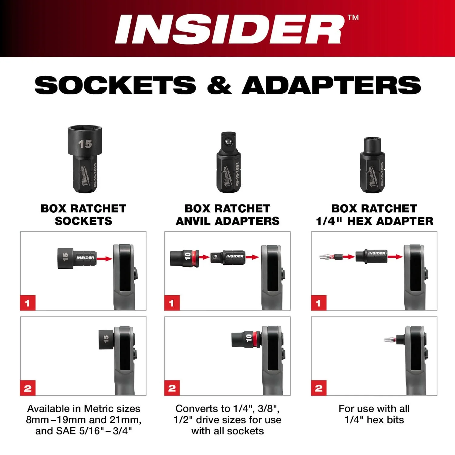 Milwaukee 3050-20 M12 FUEL INSIDER Extended Reach Box Ratchet w/ 5.0Ah Battery - Image 3