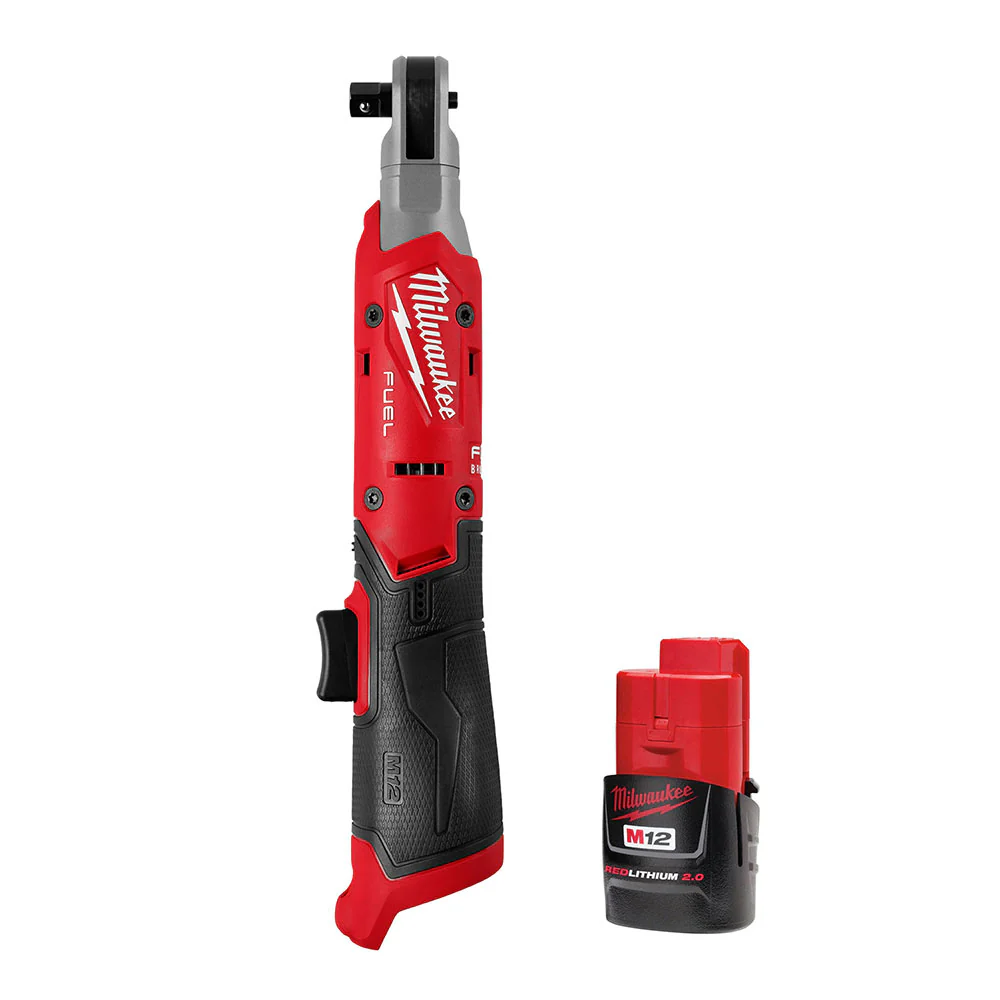 Milwaukee 3053-20 M12 FUEL Brushless 3/8-in. Ratchet w/ 2.0Ah Compact Battery Pack