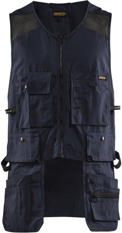 Blaklader 31151330 Ripstop Kangaroo Mesh Vest, Navy Blue - Image 1