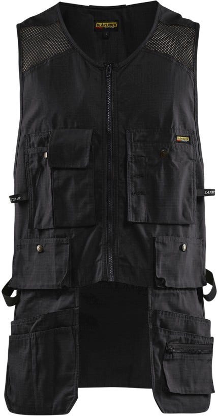 Blaklader 31151330 Ripstop Kangaroo Mesh Vest, Black - Image 1