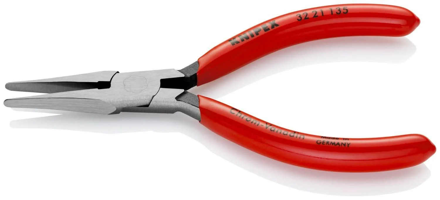 Knipex 32 21 135 Long Nose Relay Adjusting Pliers-Flat Tips - Image 3