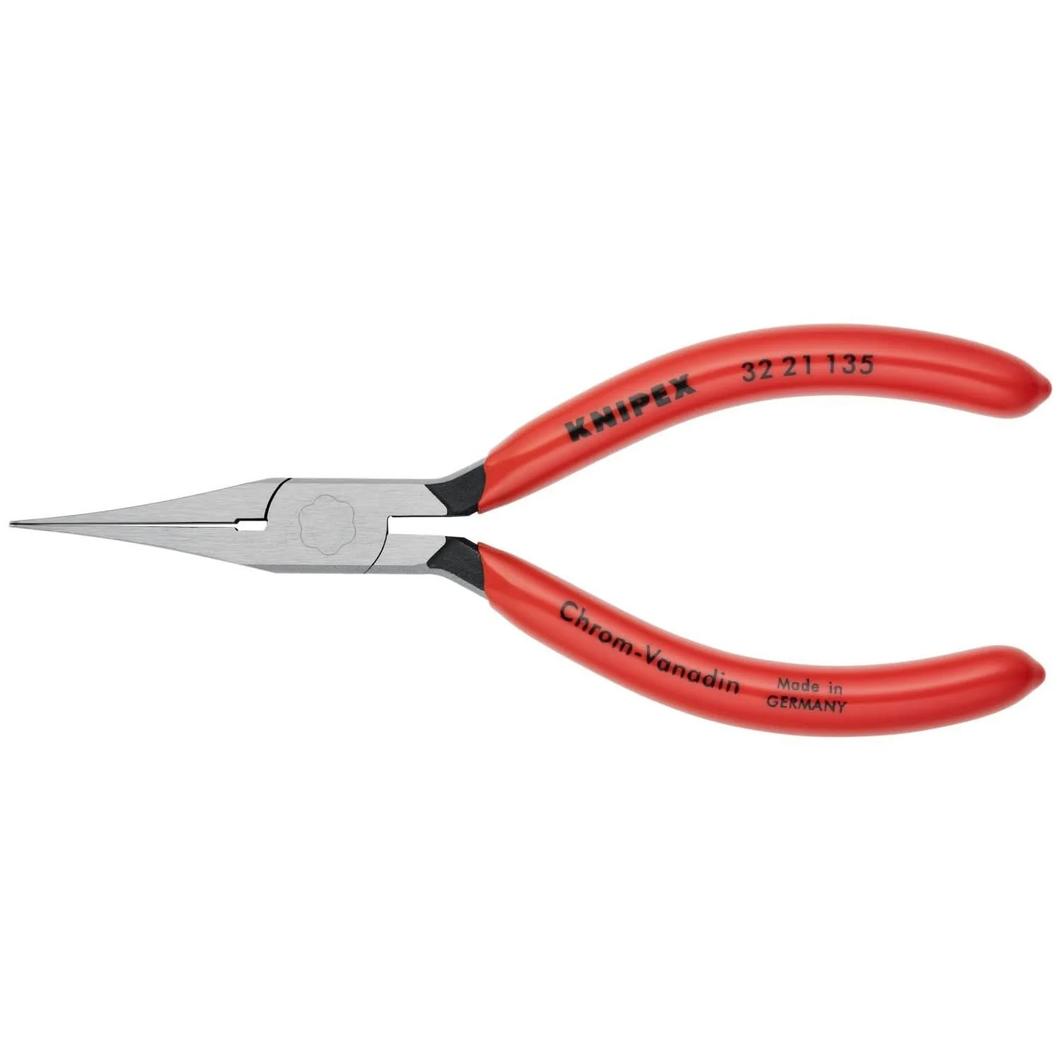 Knipex 32 21 135 Long Nose Relay Adjusting Pliers-Flat Tips - Image 1