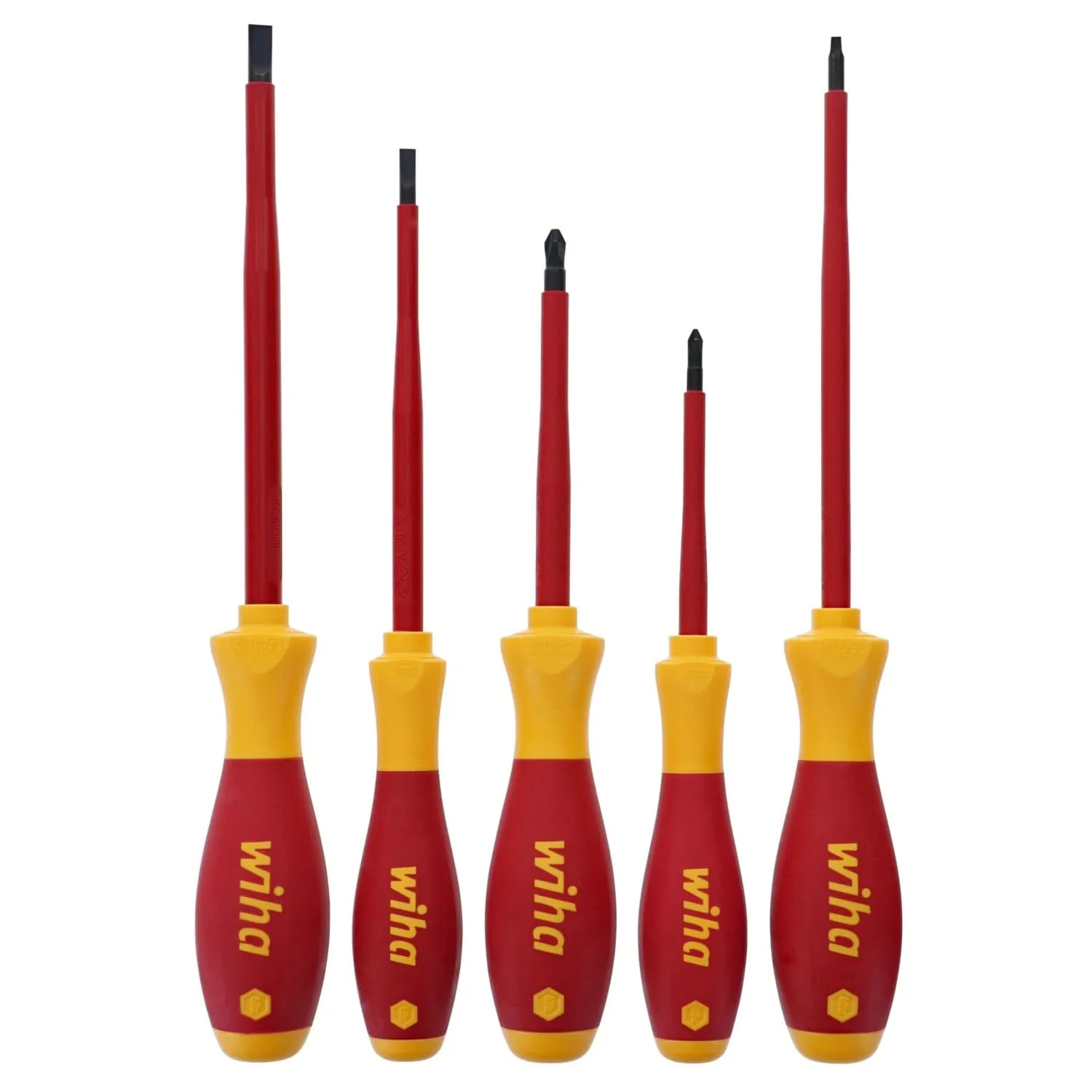Wiha 32059 5-Piece Insulated SoftFinish Screwdriver Set - Image 1