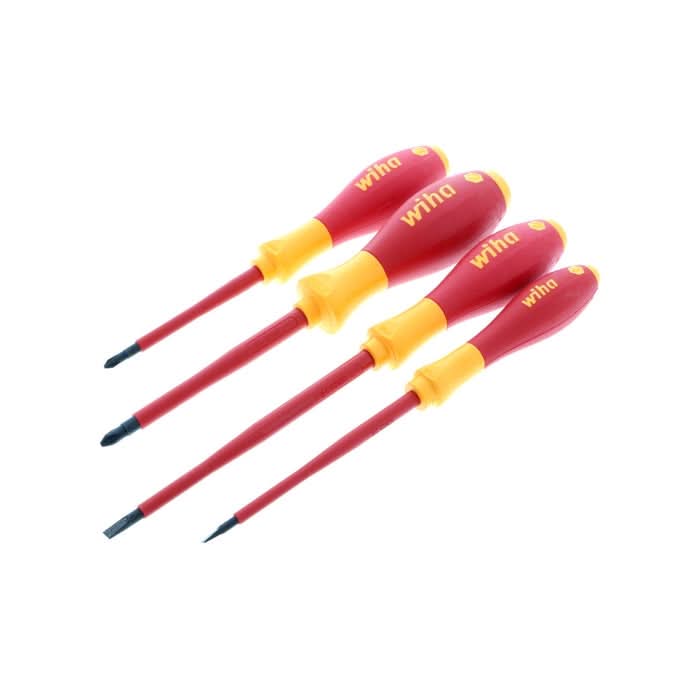 Wiha 32090 4-Piece Insulated SoftFinish Screwdriver Set - Image 1