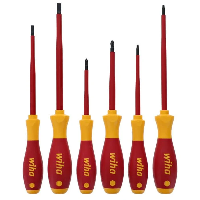 Wiha 32196 6-Piece Insulated Slimline Screwdriver Set - Image 1