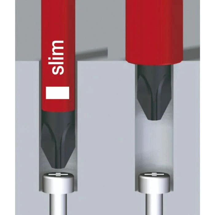 Wiha 32196 6-Piece Insulated Slimline Screwdriver Set - Image 2