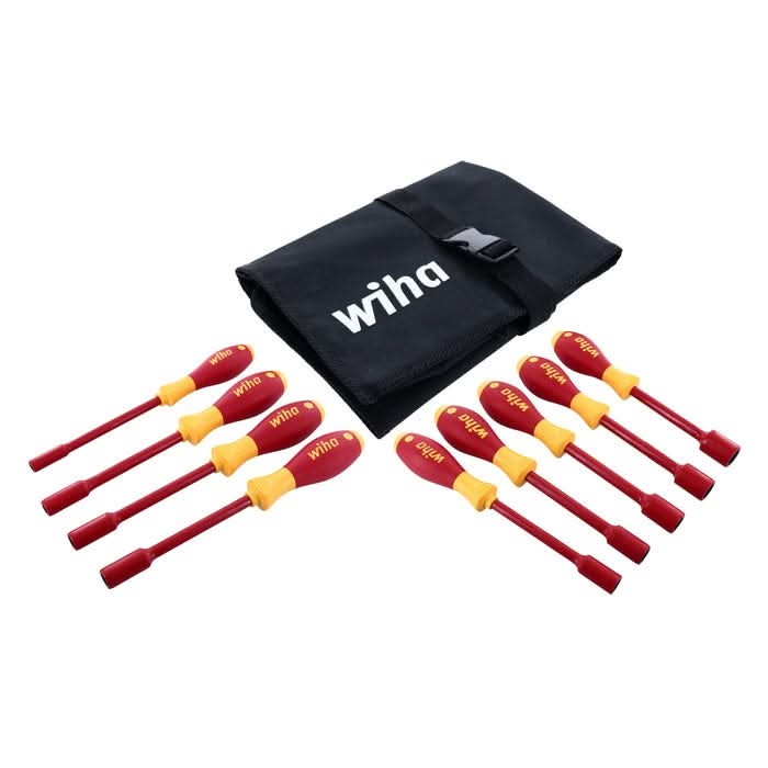 Wiha 32288 9-Piece Insulated SoftFinish Nut Driver Set, Inch - Image 2