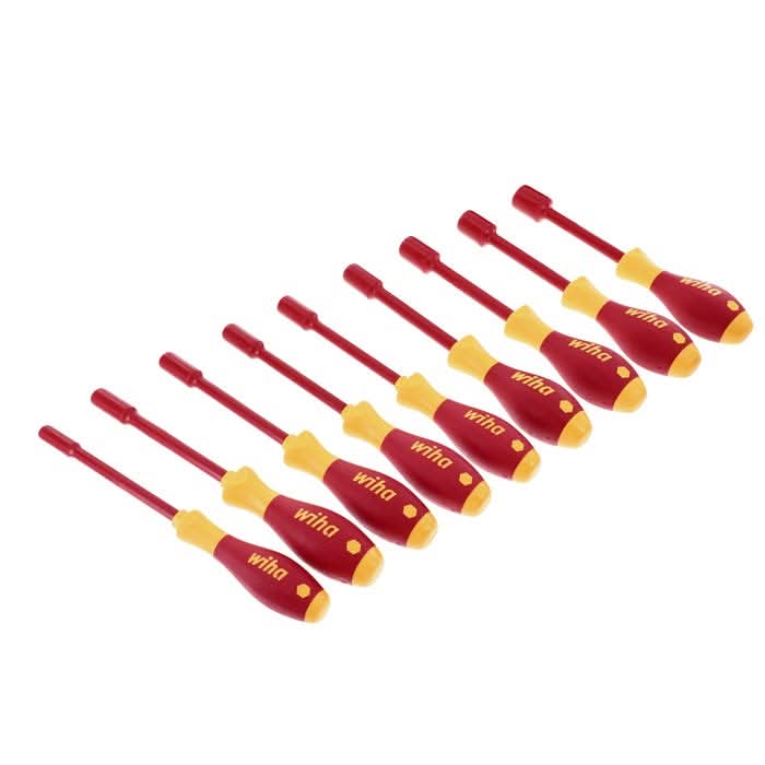 Wiha 32288 9-Piece Insulated SoftFinish Nut Driver Set, Inch - Image 3