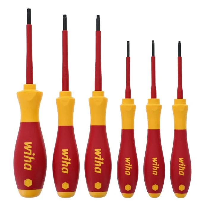 Wiha 32590 6-Piece Insulated SoftFinish Torx Screwdriver Set - Image 1