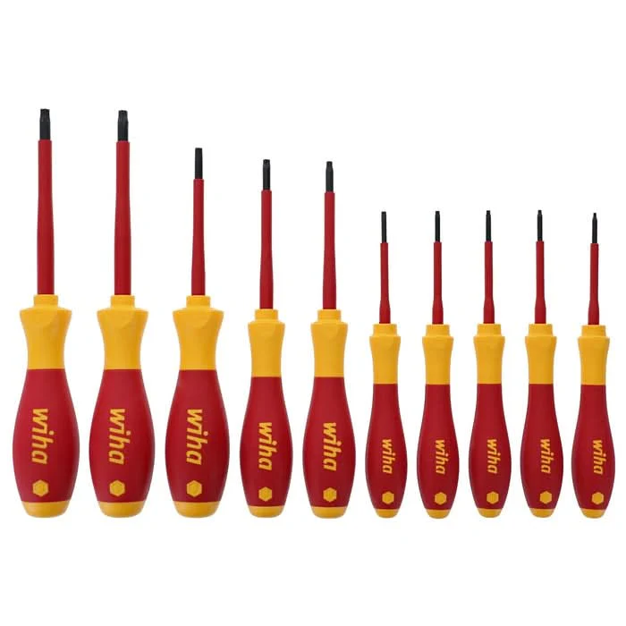 Wiha 32592 10-Piece Insulated SoftFinish Torx Screwdriver Set - Image 1