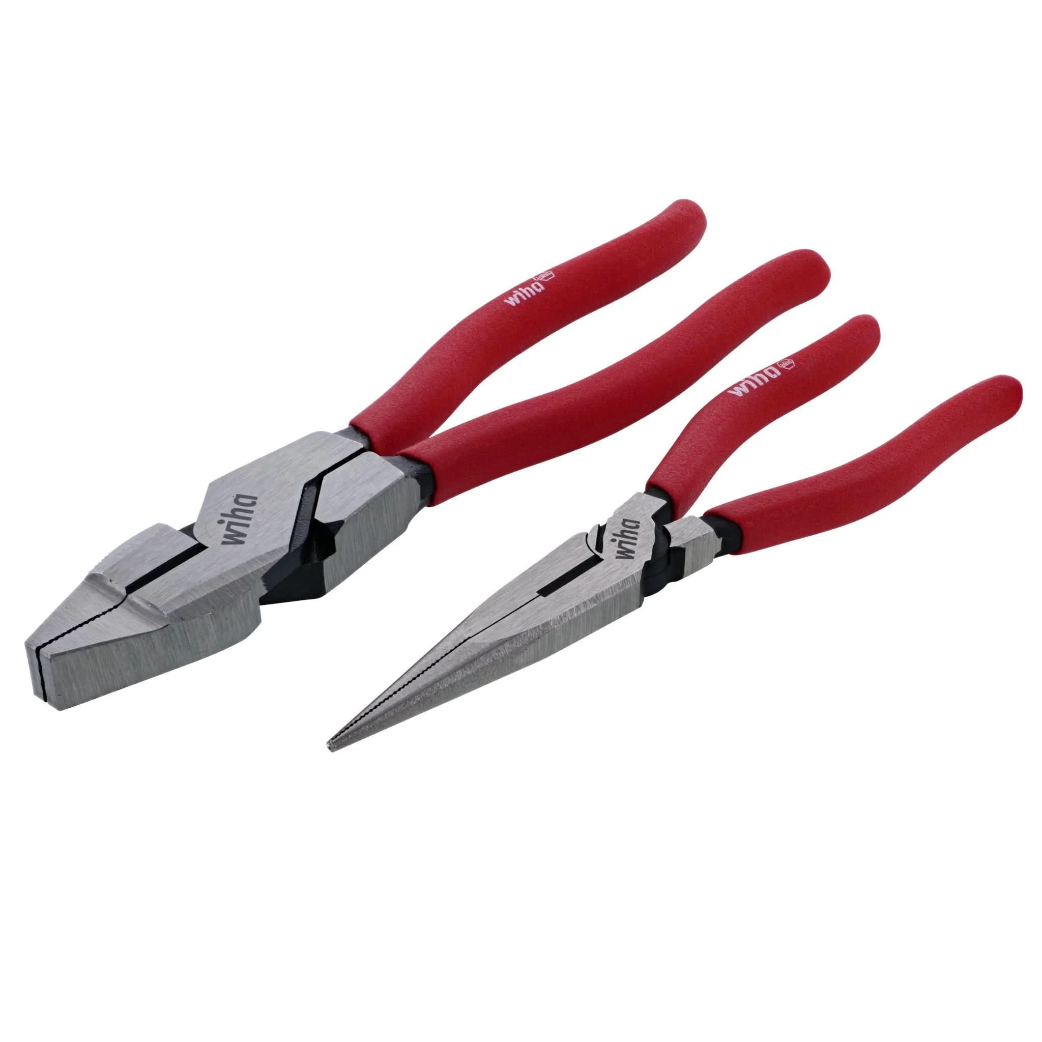Wiha 32699 2-Piece Classic Grip NE Style Lineman's Pliers & Long Nose Pliers Set - Image 2