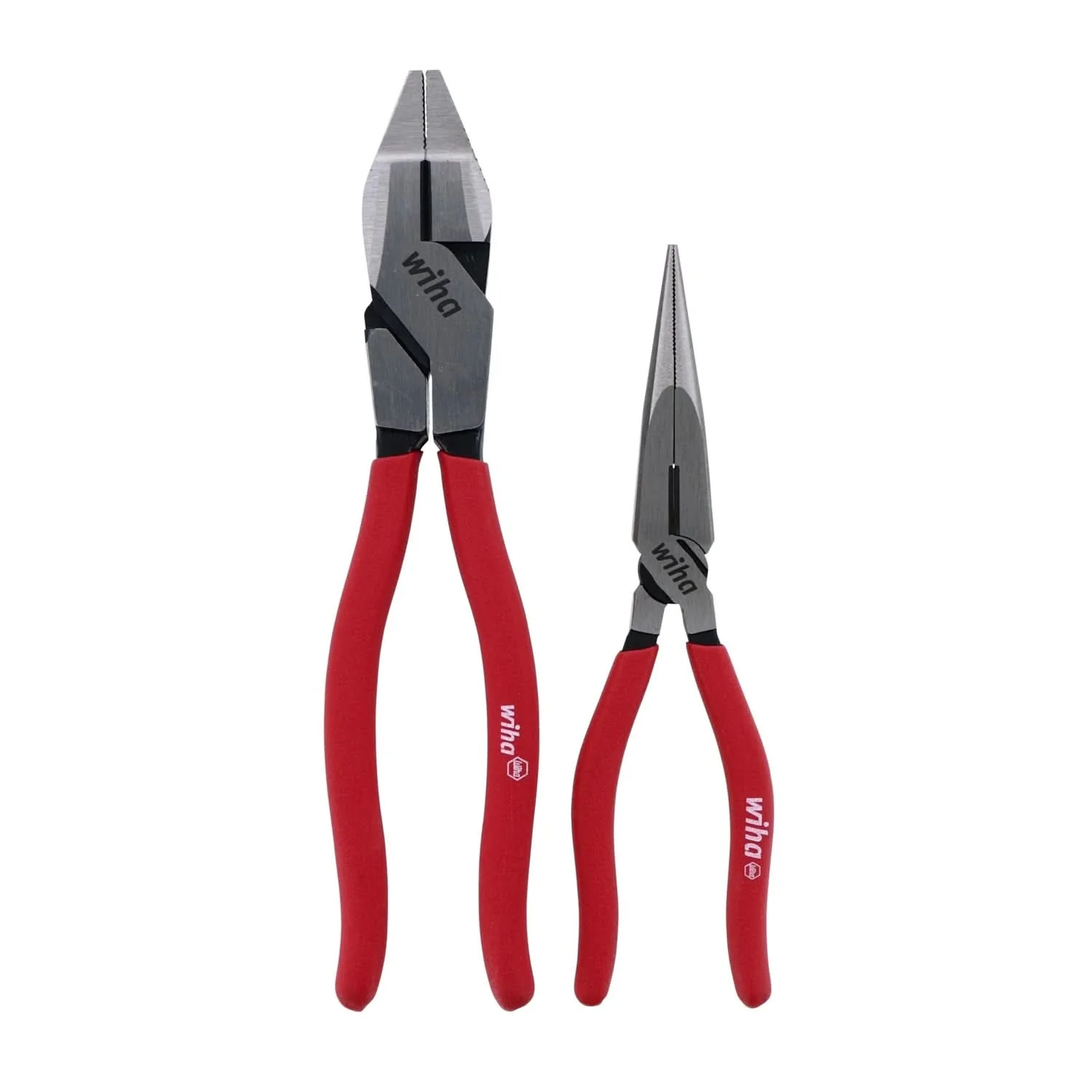 Wiha 32699 2-Piece Classic Grip NE Style Lineman's Pliers & Long Nose Pliers Set - Image 1
