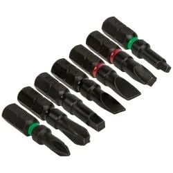 Klein Tools 32796 Pro Impact Power Bits, Assorted 7-Pack - Image 1