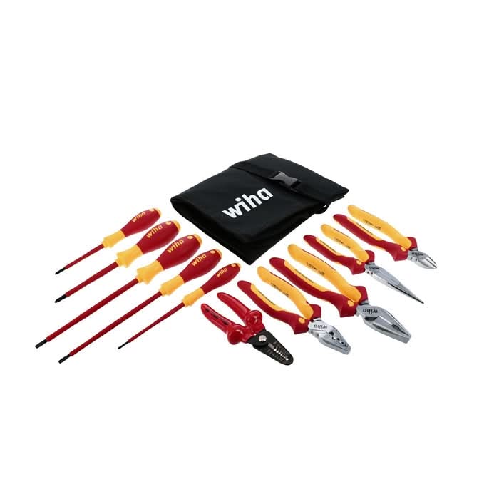 Wiha 32868 10-Piece Insulated Pliers and Screwdriver Set - Image 1