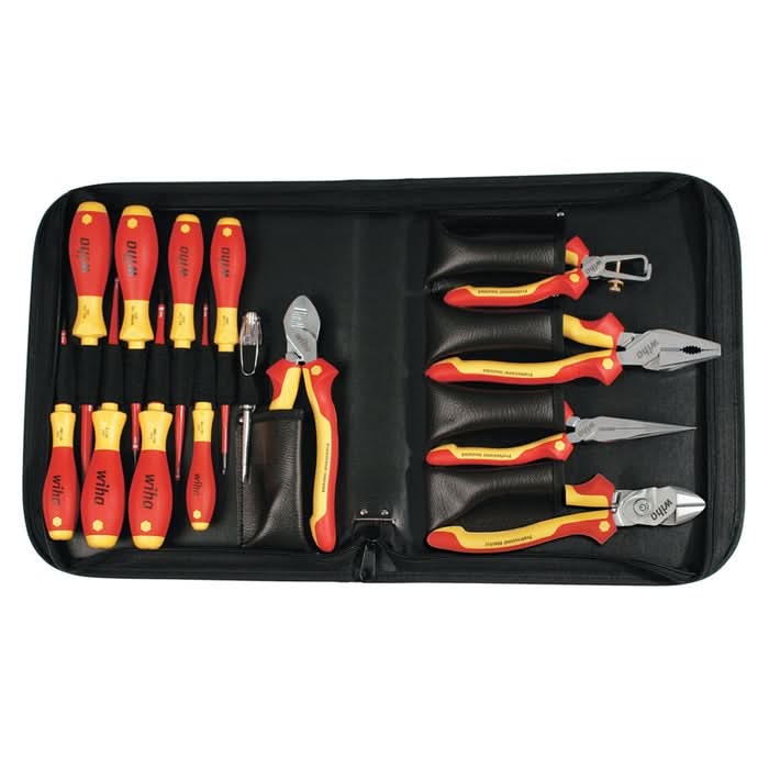 Wiha 32869 14-Piece Insulated Slimline Blades and Pliers Set - Image 1