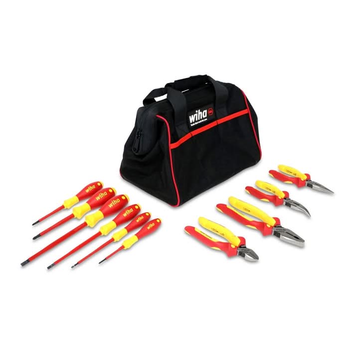 Wiha 32892 10-Piece Insulated Pliers-Cutters and Screwdriver Set - Image 1