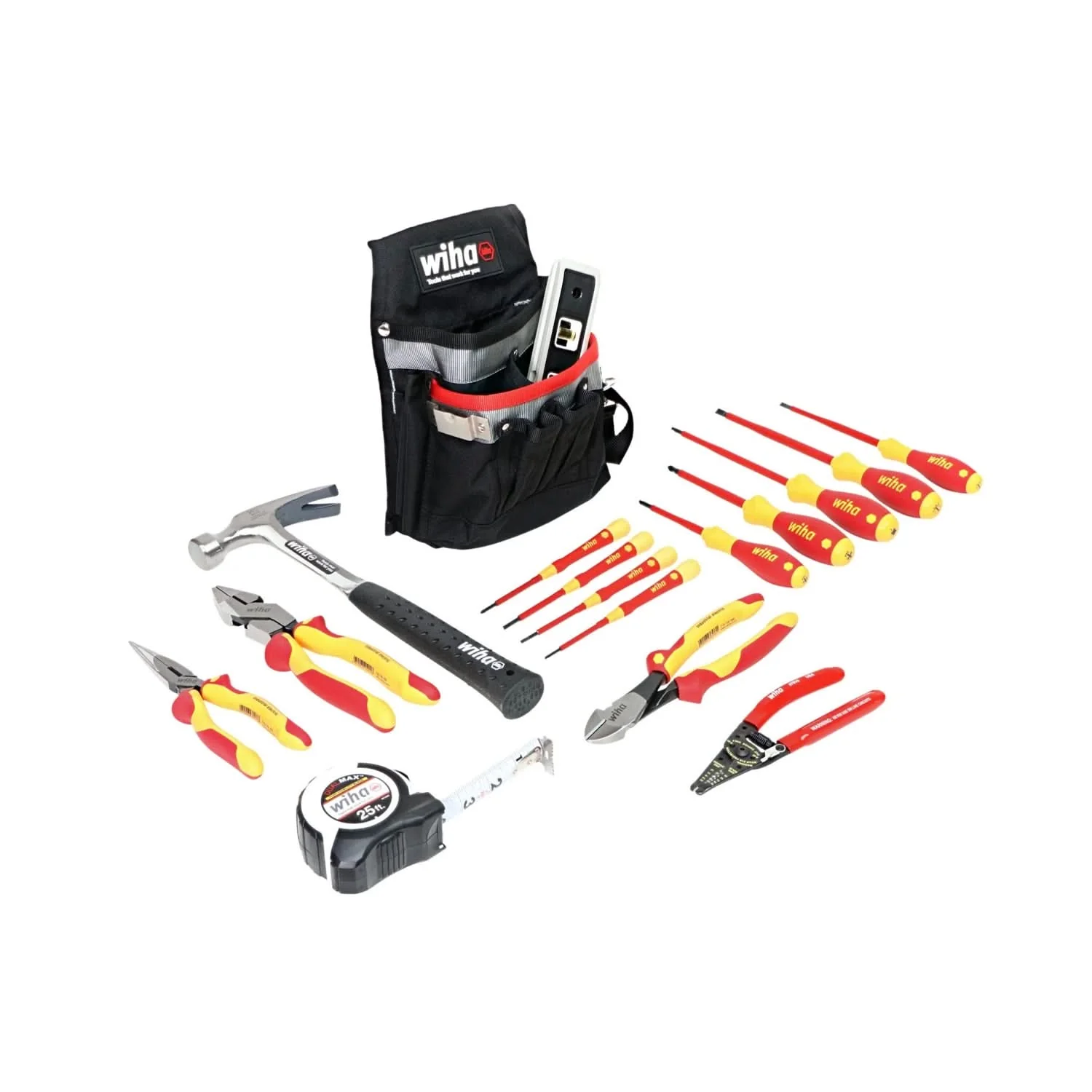 Wiha 32934 16-Piece Insulated Apprentice Electrician's Tool Set - Image 1