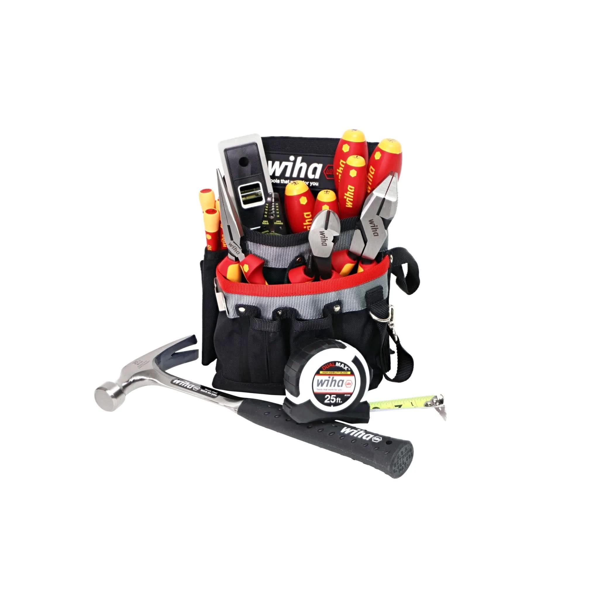 Wiha 32934 16-Piece Insulated Apprentice Electrician's Tool Set - Image 2