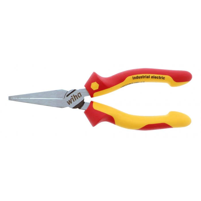 Wiha 32941 Insulated 6 Inch Long Flat Nose Pliers - Image 1