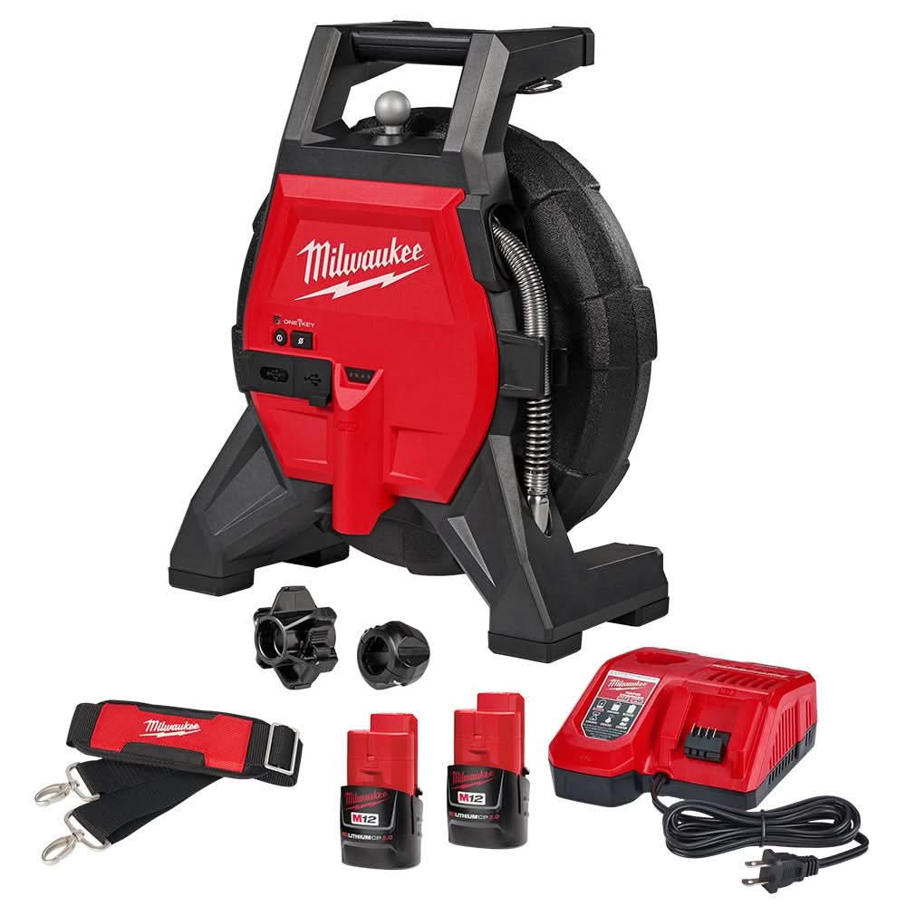 Milwaukee 3318-22A M12 65′ Ultra Flex Compact Inspection Camera Kit