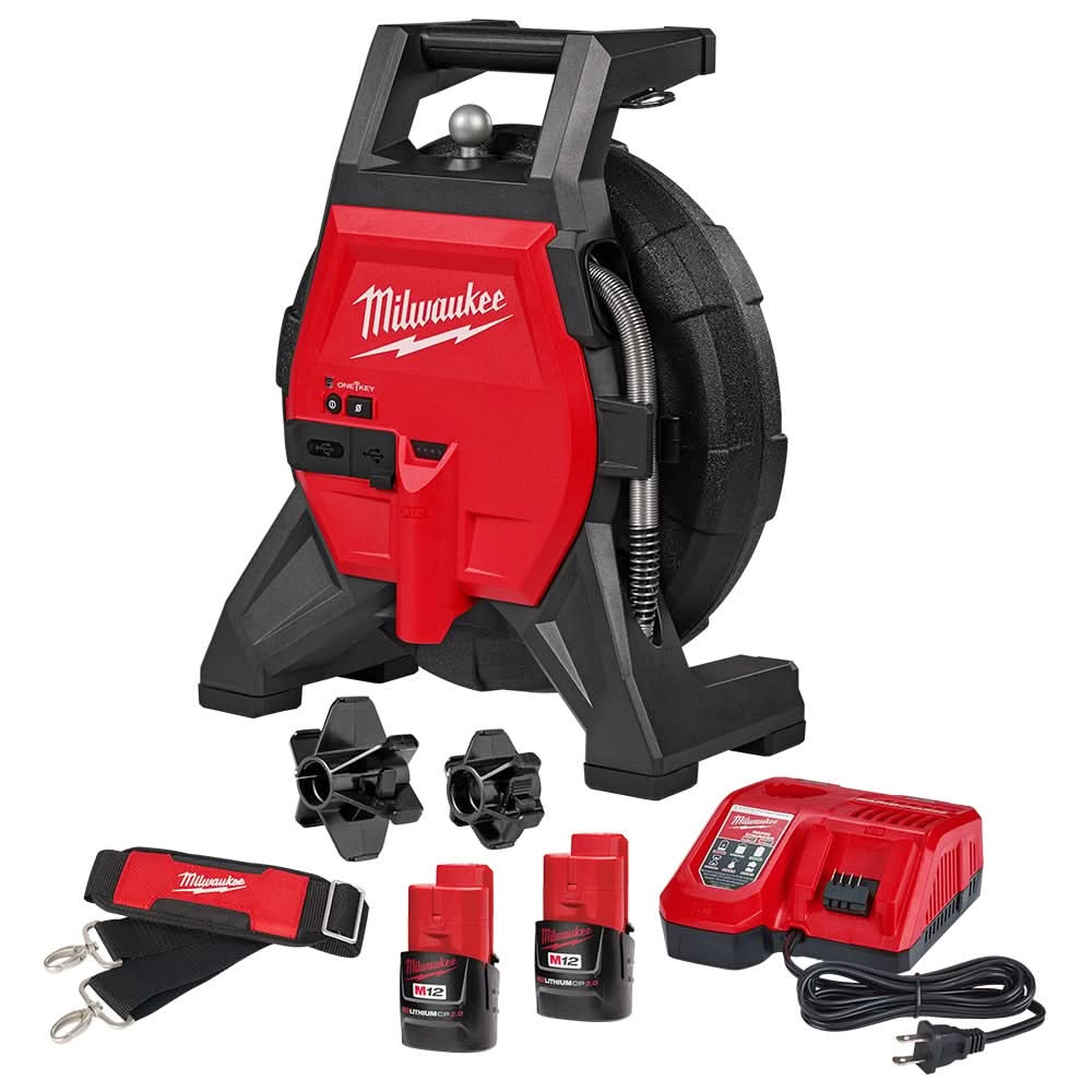 Milwaukee 3318-22B M12 85′ High Flex Compact Inspection Camera Kit