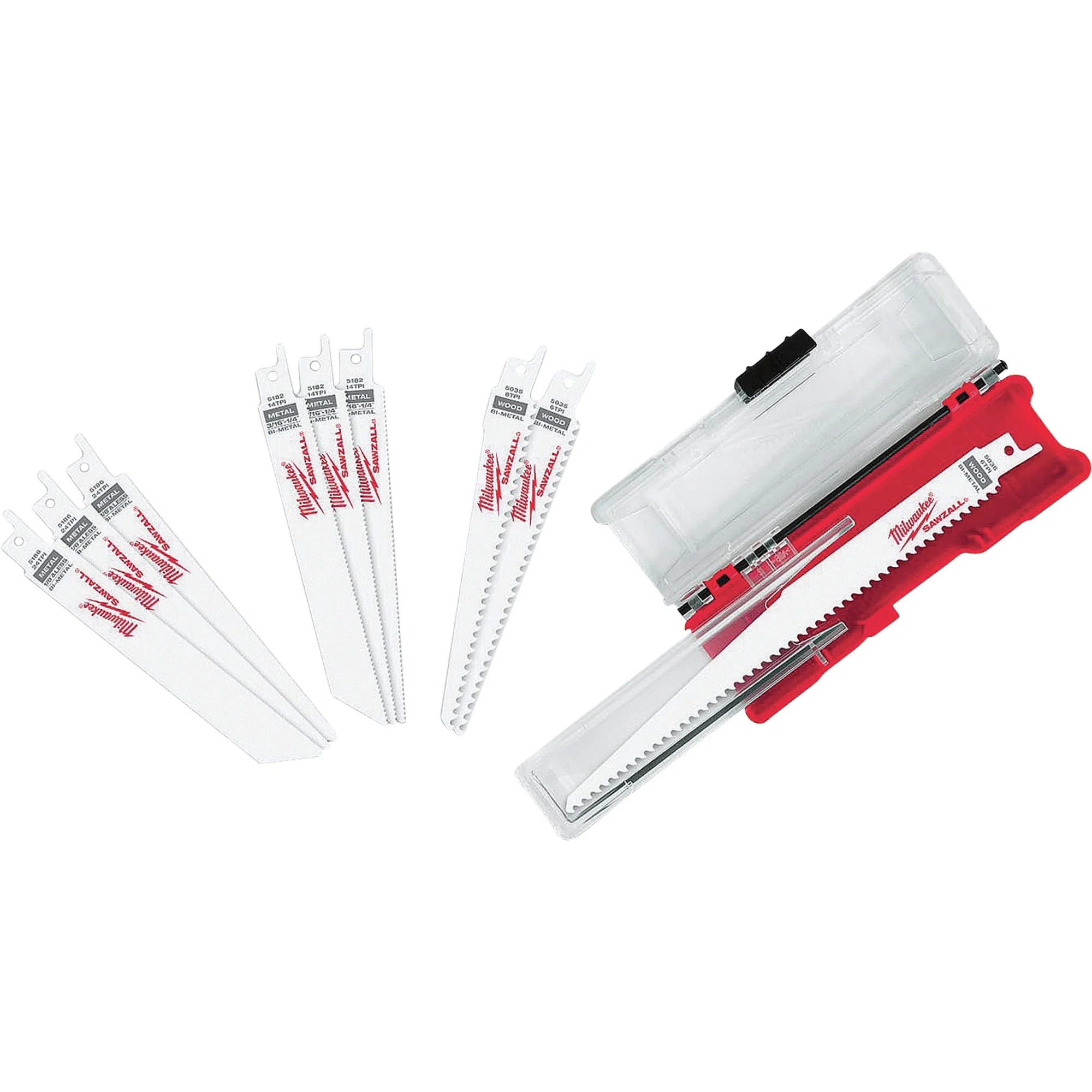 Milwaukee 49-22-1145 9-Piece SAWZALL Recip Blade Set (PROMO) - Image 1