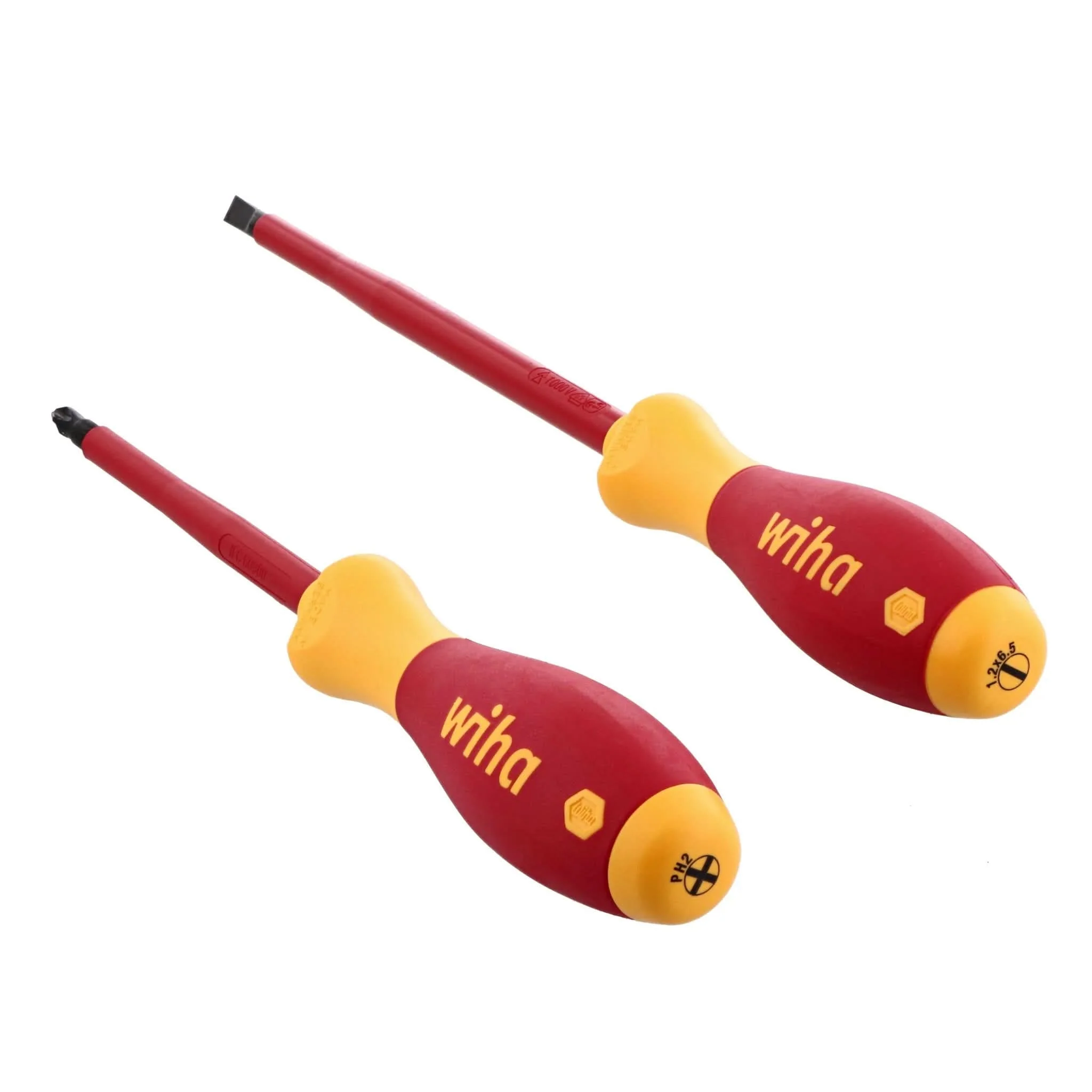 Wiha 33580 2-Piece Insulated SoftFinish Screwdriver Set - Image 3