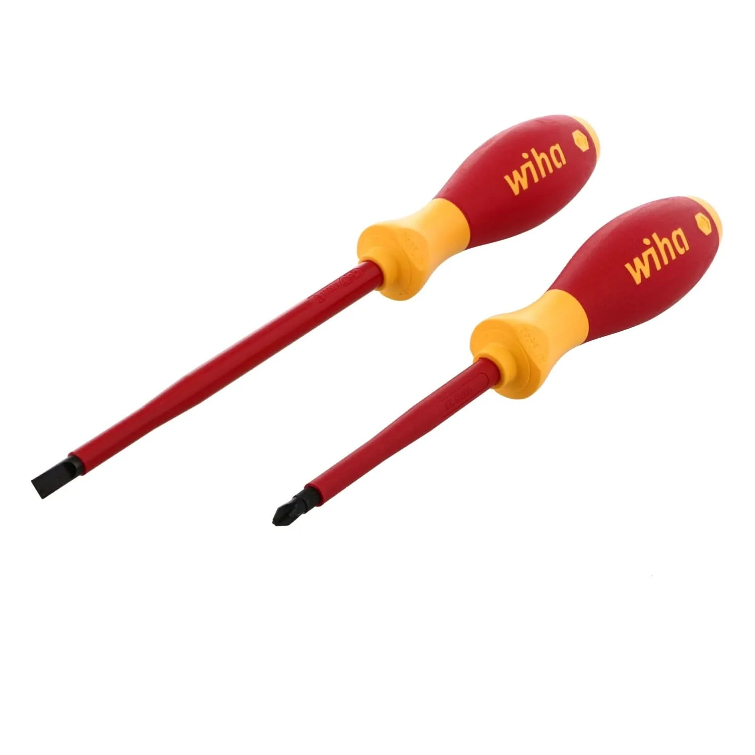 Wiha 33580 2-Piece Insulated SoftFinish Screwdriver Set - Image 1