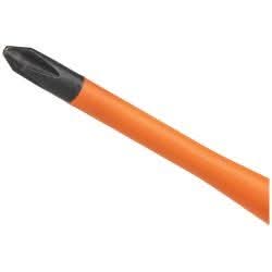 Klein Tools 33732INS Screwdriver Set, Slim-Tip Insulated Phillips and Cabinet Tips, 2-Piece - Image 2