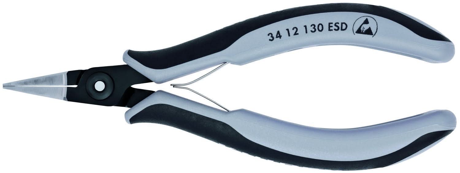 Knipex 34 12 130 Electronics Pliers-Flat Tips - Image 3